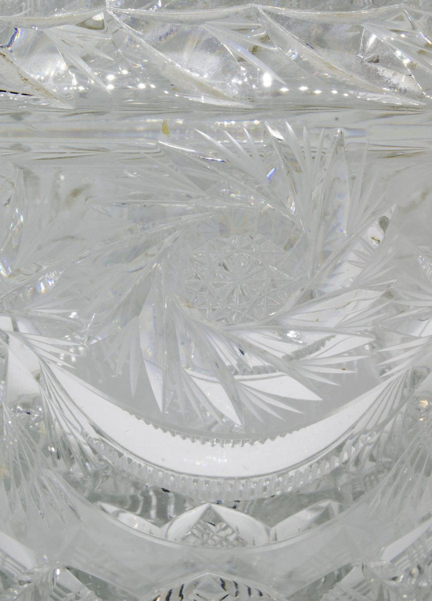  Bowl da Macedonia In Cristallo Di Boemia - Italia Anni 30-photo-2